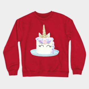 Unicorn Cake Crewneck Sweatshirt